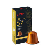 UCC 悠诗诗 咖啡品鉴师系列胶囊咖啡07号 意式浓缩适配Nespresso机型  10粒装