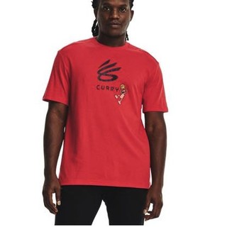 安德玛 Curry x Elmo 男子篮球T恤 1366622
