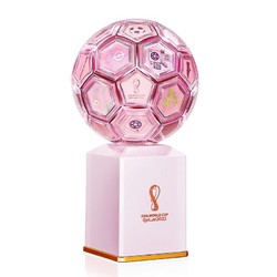 FIFA 国际足球联合会 胜利荣耀 幸运赢球 2022年卡塔尔FIFA世界杯粉色纪念版 Ag999 0.3g/枚*32