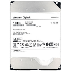 Western Digital 西部数据 HC550  企业级垂直机械硬盘 18TB