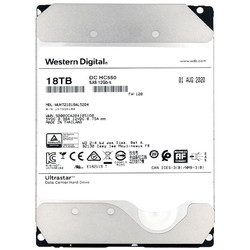 Western Digital 西部数据 HC550 企业级18T机械硬盘 CMR垂直