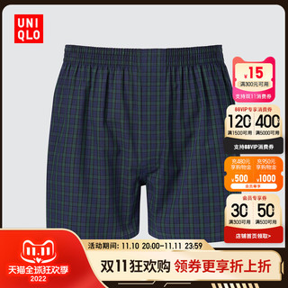 UNIQLO 优衣库 男装 平脚短裤(四角 格子 内裤) 451633