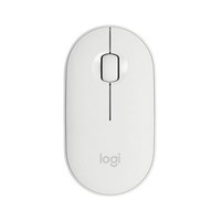 logitech 罗技 Pebble 2.4G蓝牙 优联 双模无线鼠标 1000DPI 米白色