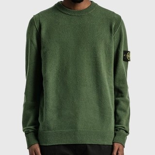 STONE ISLAND 石头岛 Lambswool Crewneck Sweater 编织衫男