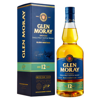 GLEN MORAY 格兰莫雷 洋酒 斯佩塞区 单一麦芽威士忌 12年