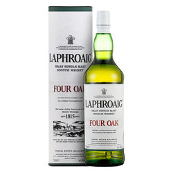 LAPHROAIG 拉弗格 四桶 苏格兰 单一麦芽 威士忌 1000mL 礼盒装