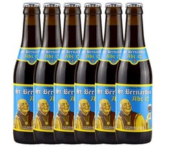 StBernardus 圣伯纳 St.Bernardus啤酒比利时进口精酿 圣伯纳12号（四料）啤酒330mL*6瓶