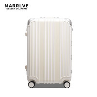 MARRLVE 铝框高端PC拉杆箱密码箱28旅行李箱男20寸登机箱女2426寸