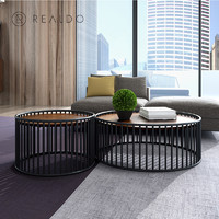 RUIDU 瑞都 REALDO茶几茶桌客厅家用沙发边几角几现代轻奢意式实木小桌子小型