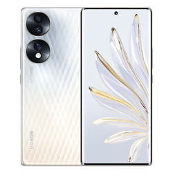 HONOR 荣耀 70 IMX800三主摄 双曲屏设计 高通骁龙778G Plus 66W快充 5G手机 12GB+512GB 流光水晶