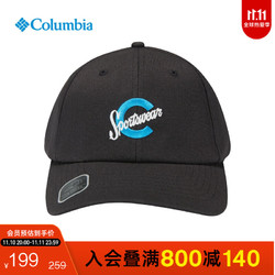 Columbia 哥伦比亚 22秋冬新品情侣款城市户外时尚棒球帽CU3727 010 均码