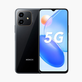 HONOR 荣耀 Play6C 5000mAh大电池 高通骁龙5G芯 22.5W超级快充 侧边指纹解锁 8GB+128GB 幻夜黑