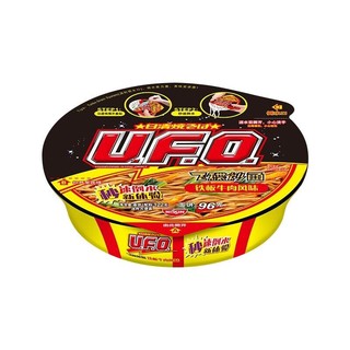 NISSIN 日清食品 日清 UFO 飞碟炒面 速食 泡面 干拌面 碗面 快餐面 方便面 夜宵 整箱装 铁板牛肉（12碟）