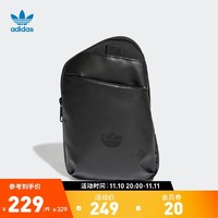 adidas 阿迪达斯 官方三叶草男女新款运动包HK9649 黑色 NS