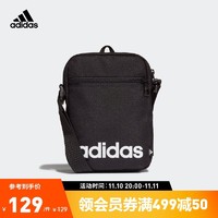 adidas 阿迪达斯 官方男女运动小肩包GN1948 黑色/白 NS