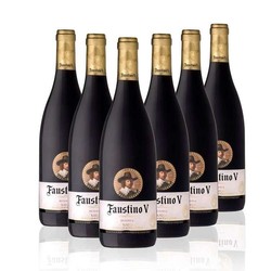 Faustino 菲斯特 五世干红葡萄酒 13.5%vol 六瓶装 750ml*6（年份随机）