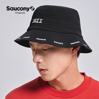 saucony 索康尼 男女通用渔夫帽遮阳帽379937100059 黑色 L