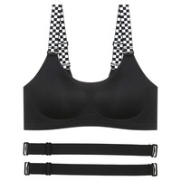 Aimer 爱慕 女生无钢圈文胸 AN170751 白色印花