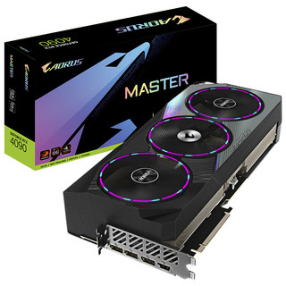 AORUS RTX 4090 AORUS MASTER 显卡 24GB 黑色