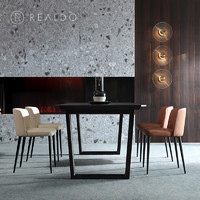 RUIDU 瑞都 REALDO设计师轻奢实木餐桌简约现代餐桌椅组合小户型长方形家用桌