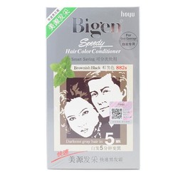 Bigen 美源 发采 发采快速黑发霜 #882s棕黑色 80g