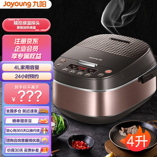 Joyoung 九阳 电饭煲不粘内胆预约多功能大功率电饭锅4升 F-40FZ810 棕色