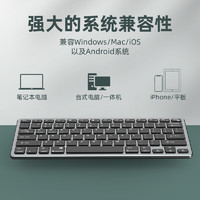 AZZOR 卡佐 无线键盘鼠标套装蓝牙键盘笔记本外接无声静音充电款USB台式