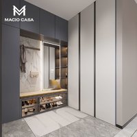 MACIO CASA 玛格 鞋柜定制现代简约转角鞋柜家用门口门厅柜收纳入户玄关柜