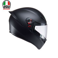 AGV K1摩托车头盔男机车认证头盔赛车全盔女 K1 哑黑