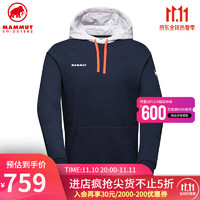 MAMMUT 猛犸象 LaListe新品原生棉舒适连帽卫衣男户外套头衫