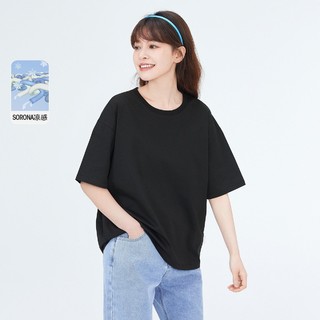 Semir 森马 夏季新款SORONA透气短袖T恤女