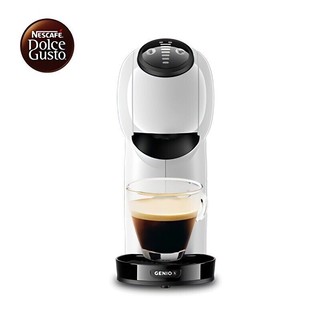 Dolce Gusto 雀巢多趣酷思 胶囊咖啡机家用全自动小型  Genio Basic白色 新鲜研磨 商务 (Nescafe Dolce Gusto)