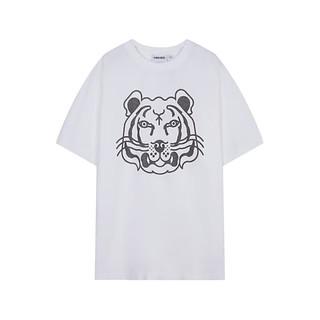 KENZO 凯卓 男士印花短袖T恤 FC5 5TS201 4SA 01B