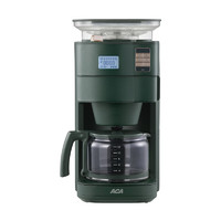 ACA 北美电器 咖啡机 美式浓缩 滴漏 家用全自动 豆粉两用 泡茶研磨 AC-DA150A 绿色