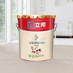 立邦 金标净味5合1墙面漆 18L