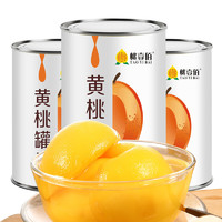 沂蒙咯嘣脆 当季新鲜黄桃罐头 425g/罐