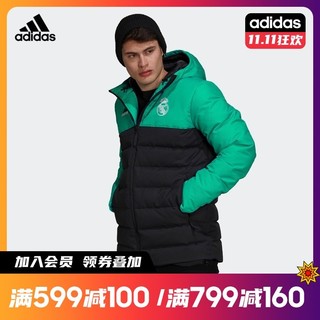 adidas 阿迪达斯 官网男冬季皇马足球运动保暖鸭绒羽绒服