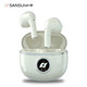 SANSUI 山水 TW81 新 蓝牙耳机 真无线降噪运动 双耳半入耳游戏音乐耳机 适用苹果安卓小米通用手机 云岩白