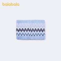 巴拉巴拉 儿童围巾女童宝宝围脖菲尔岛纹精致时尚冬季针织保暖户外