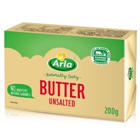 Arla 爱氏晨曦 淡味黄油 200g 丹麦进口（早餐 三明治 饼干 蛋糕 面包 煎牛排 烘焙原料）