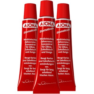 AJONA 麦德龙德国进口 AJONA 浓缩型牙膏 25ml*3口腔清洁护齿