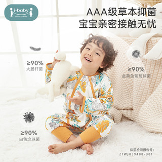 ibaby恒温宝宝婴幼儿大童春秋冬天款加厚防踢被四季通用分腿睡袋