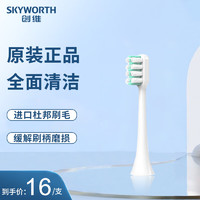 SKYWORTH 创维 电动牙刷头 成人超细毛柔护1支装 保护牙龈 适配成人C20全部型号