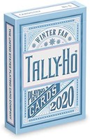 Tally-Ho 冬季粉丝扑克牌，蓝色