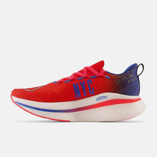 New Balance新百伦  FuelCell SC Elite V3 男子轻巧透气马拉松碳板跑鞋 Electric Red with Cobalt 标准45/US11