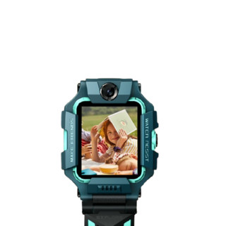 小天才 Z6 4G智能手表 闪绿表壳 黑绿色软胶表带（北斗、GPS）