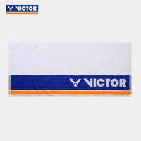 威克多（VICTOR） 羽毛球装备 运动毛巾 健身跑步吸汗擦汗棉质毛巾 运动毛巾C-TW181 A（白色）