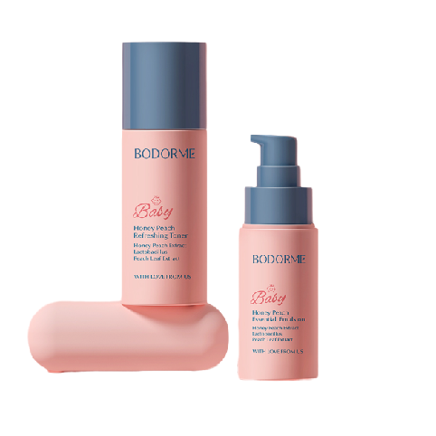 bodcrme 贝德美 鲜萃桃桃系列 水蜜桃儿童爽肤水+水蜜桃儿童精华乳