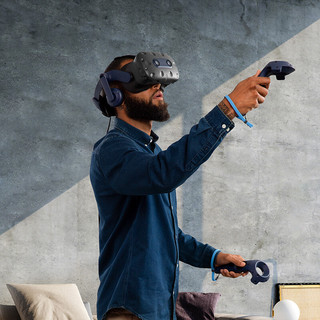 hTC 宏达电 VIVE Pro 2 专业版套装VR智能眼镜PCVR一体机3D眼镜头显体感游戏机畅玩Steam游戏  非vision pro