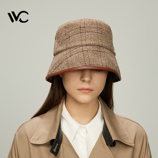 VVC 女士复古格纹渔夫帽